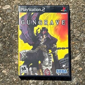 Gungrave Sony PlayStation 2 PS2 Sega 2002 Complete In Box with Manual CIB